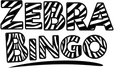 Zebra Bingo